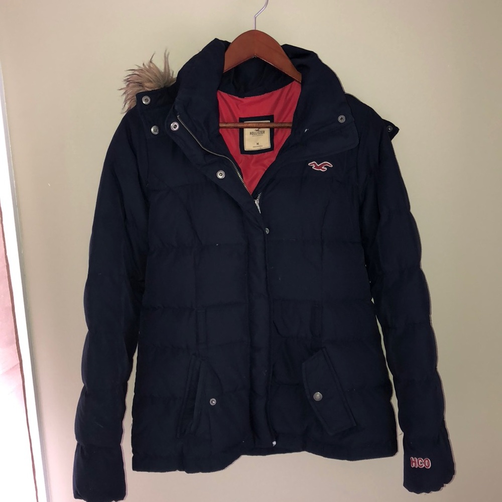 Navy Blue Winter Coat